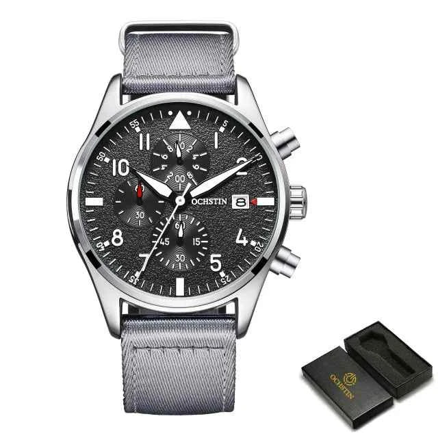 OCHSTIN Chronographe Pilot – Montre Homme Sport & Élégance