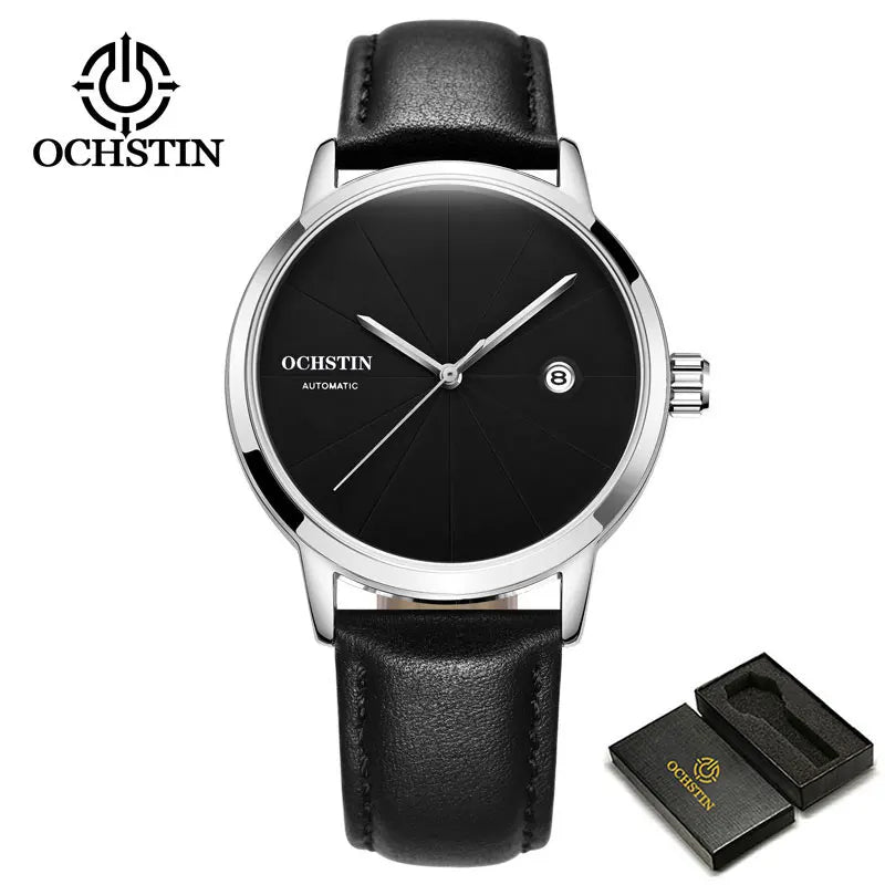 OCHSTIN Heritage – Men's Quartz Watch Steel & Leather