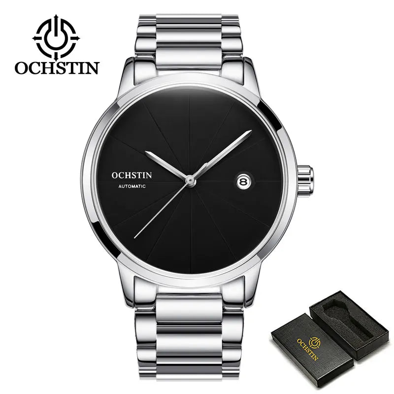 OCHSTIN Heritage – Men's Quartz Watch Steel & Leather