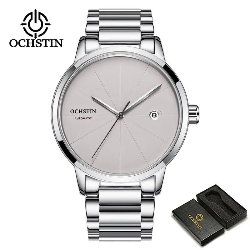 OCHSTIN Heritage – Men's Quartz Watch Steel & Leather