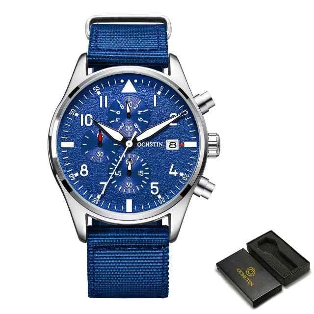 OCHSTIN Chronographe Pilot – Montre Homme Sport & Élégance