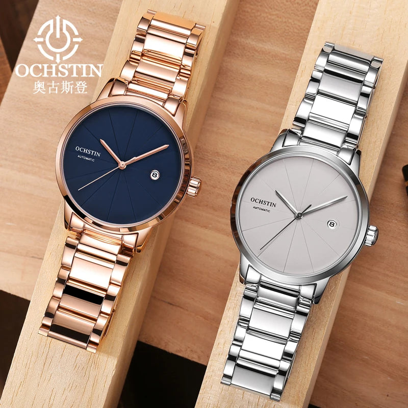 OCHSTIN Heritage – Men's Quartz Watch Steel & Leather