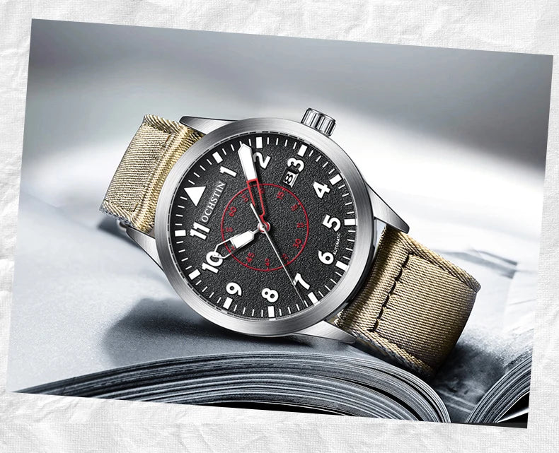 OCHSTIN Pilot – Montre Homme Automatique Nylon