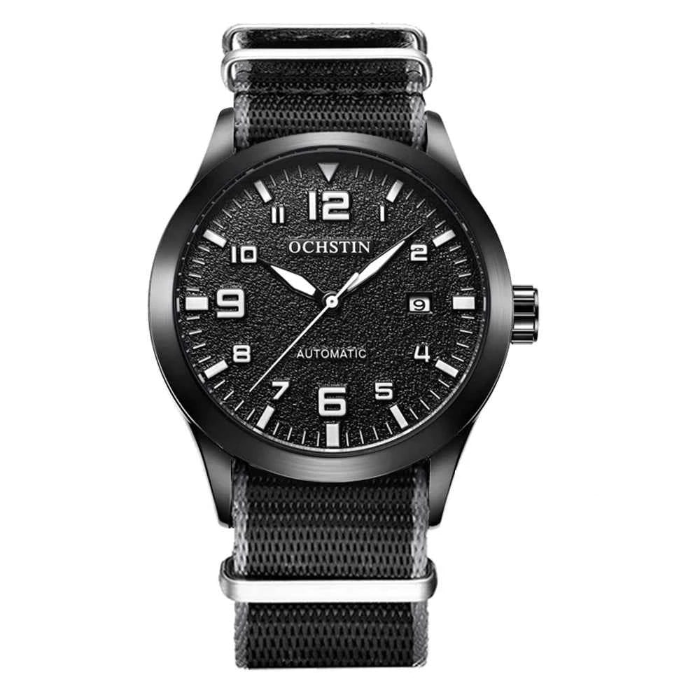 OCHSTIN Automatic Date – Montre Automatique Homme à Bracelet Nylon