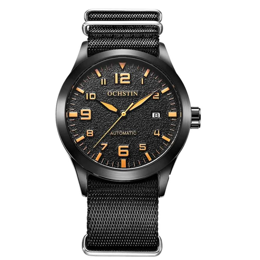 OCHSTIN Automatic Date – Montre Automatique Homme à Bracelet Nylon