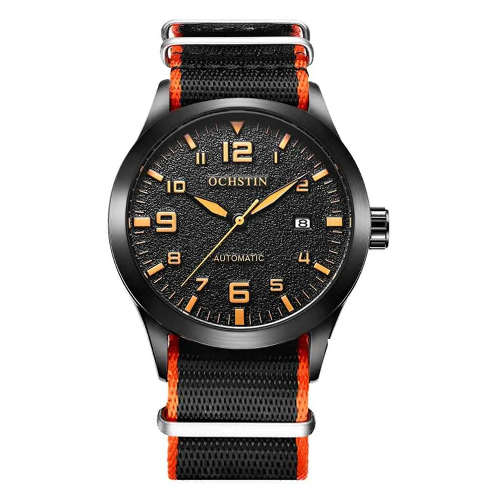 OCHSTIN Automatic Date – Montre Automatique Homme à Bracelet Nylon