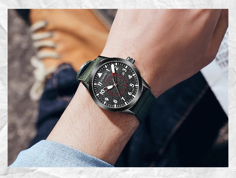 OCHSTIN Pilot – Montre Homme Automatique Nylon