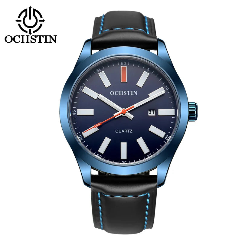 OCHSTIN 6048A – Men's Quartz Leather Watch